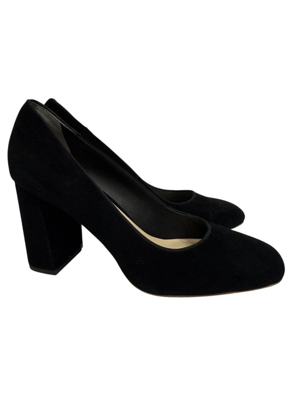 Loeffler Randall Sydney Women's 6.5B Black Suede Pumps High Heel Slip On Formal